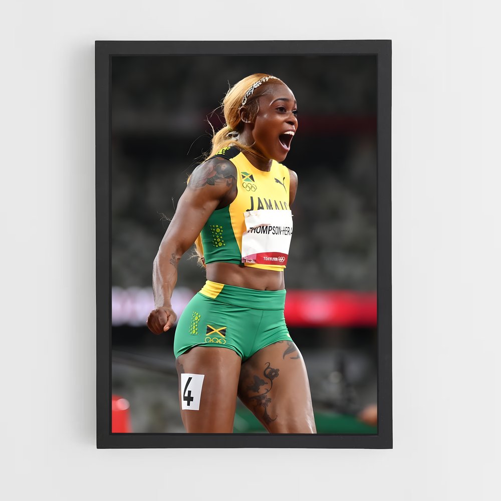 ap-elaine thompson-herah-2 cadre Noir