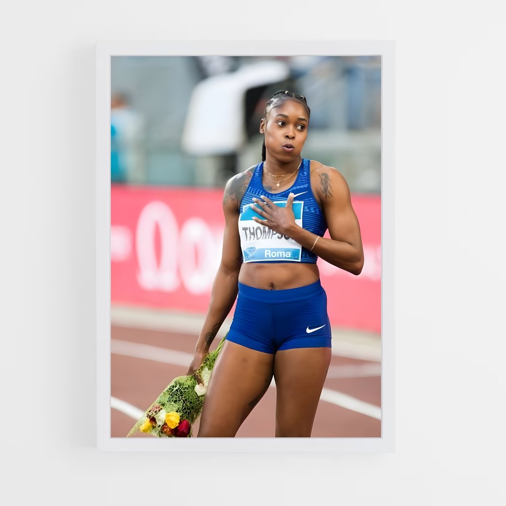 ap-elaine thompson-herah-4 cadre Blanc