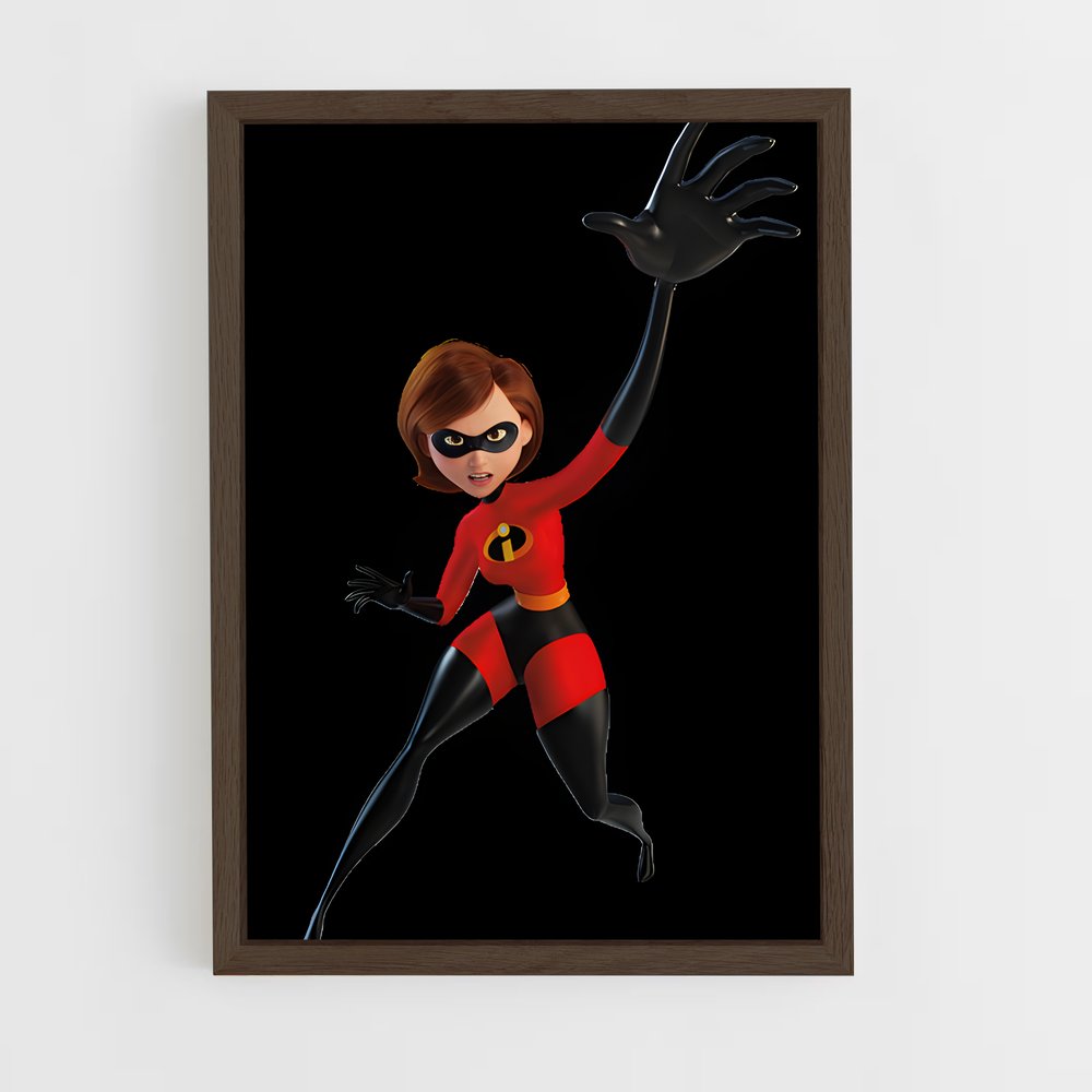 ap-elastigirl-3 cadre Bois foncé