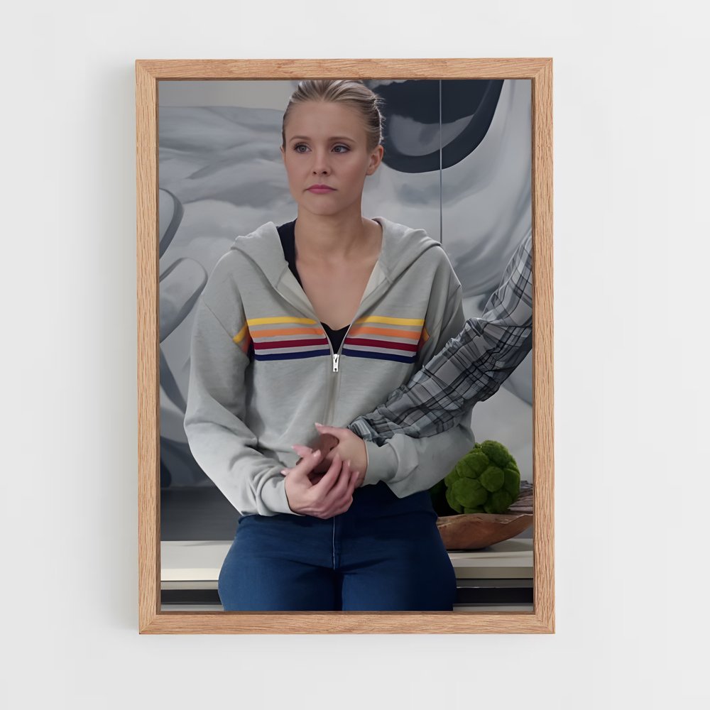 ap-eleanor shellstrop-1 cadre Bois clair