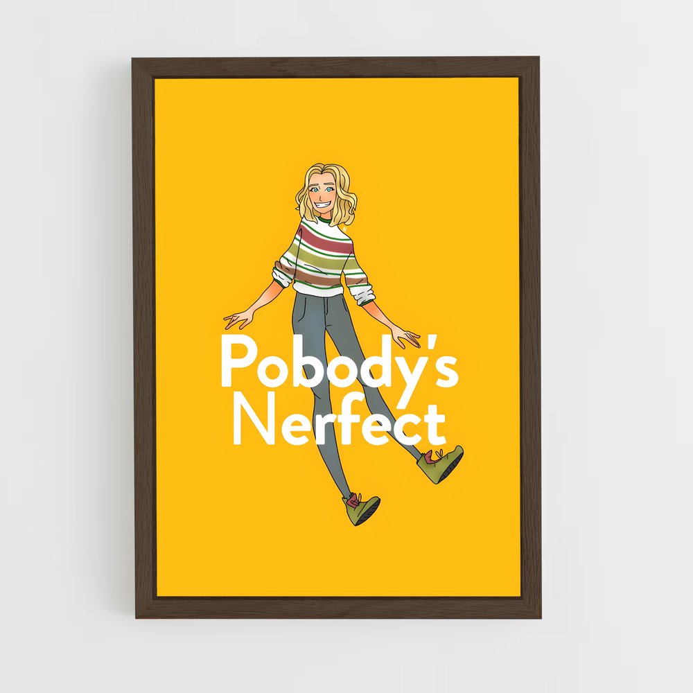 ap-eleanor shellstrop-2 cadre Bois foncé