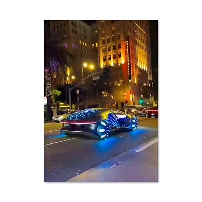 Poster Nuit Électrique
