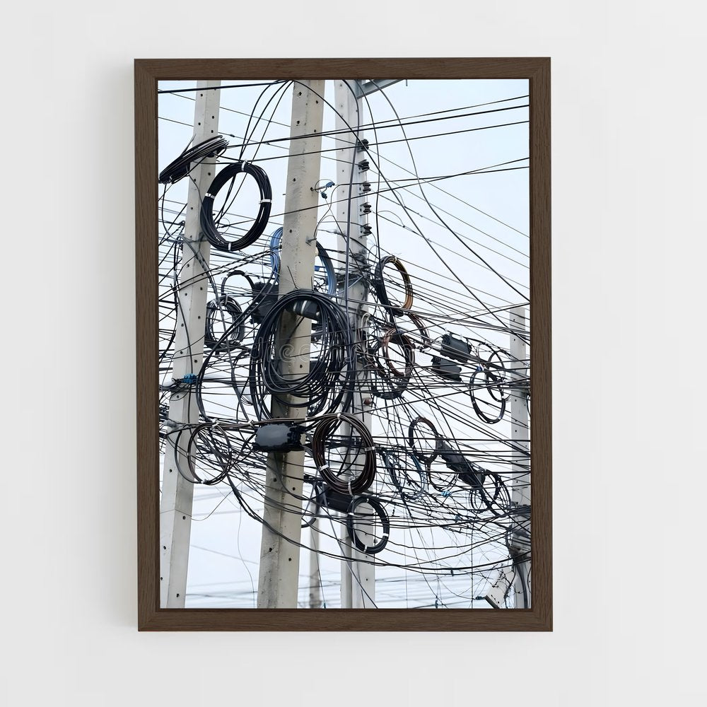 ap-electricity-6 cadre Bois foncé