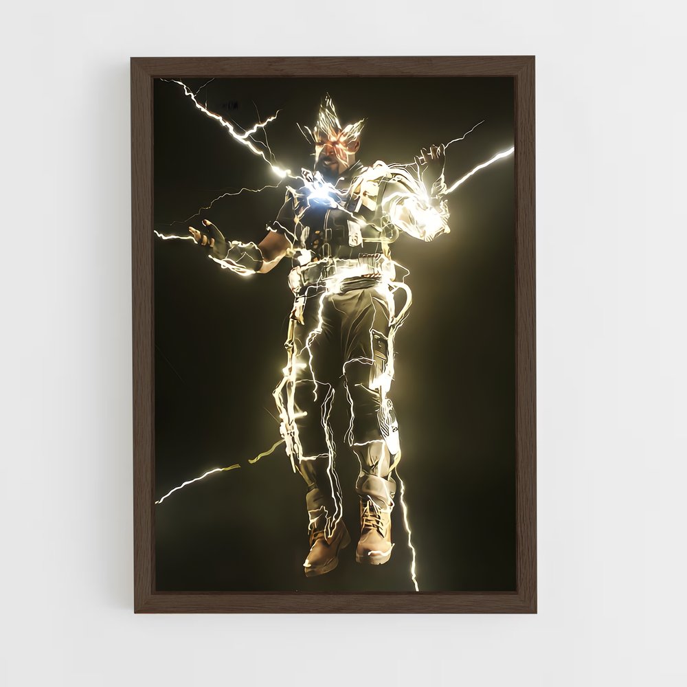 ap-electro spider-man-1 cadre Bois foncé