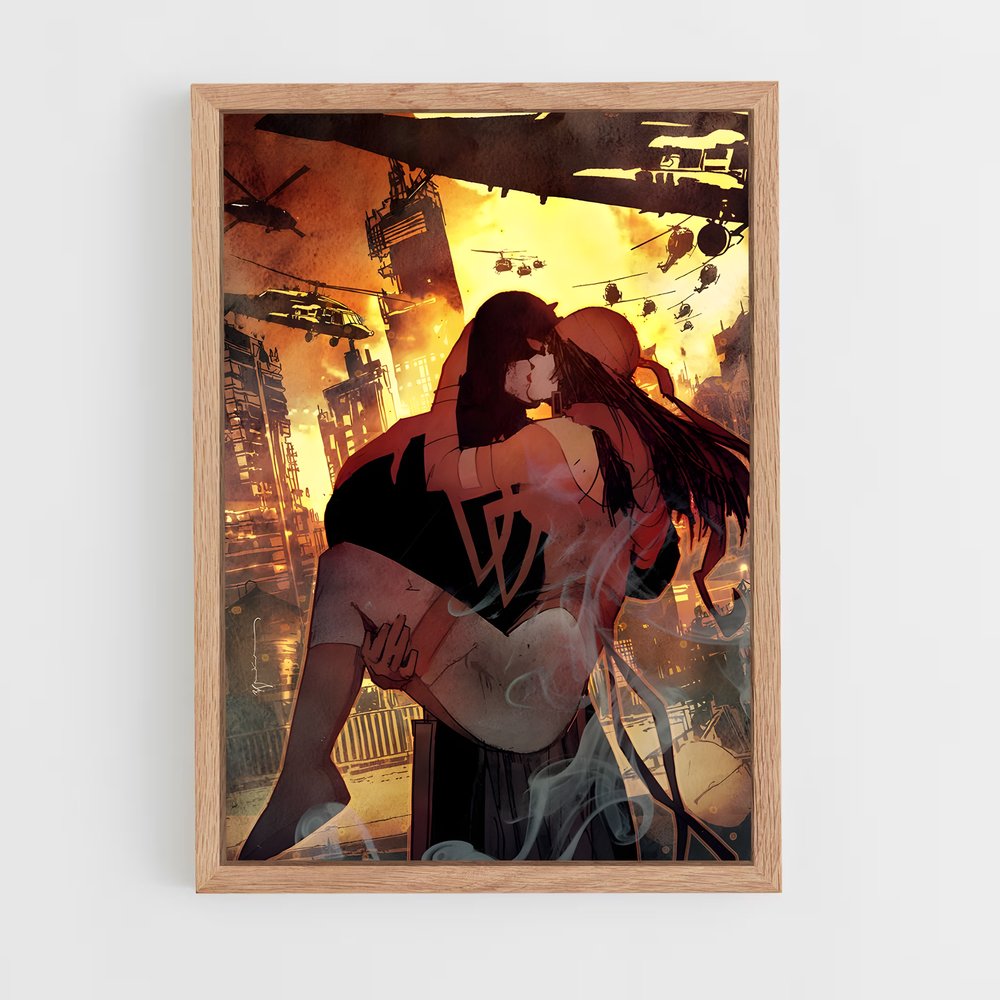 ap-elektra daredevil-4 cadre Bois clair