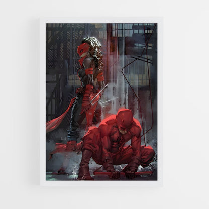 ap-elektra daredevil-9 cadre Blanc