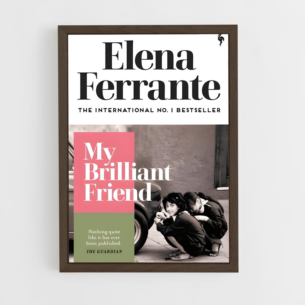 ap-elena ferrante-6 cadre Bois foncé