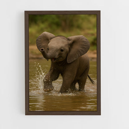 ap-elephant-1 cadre Bois foncé