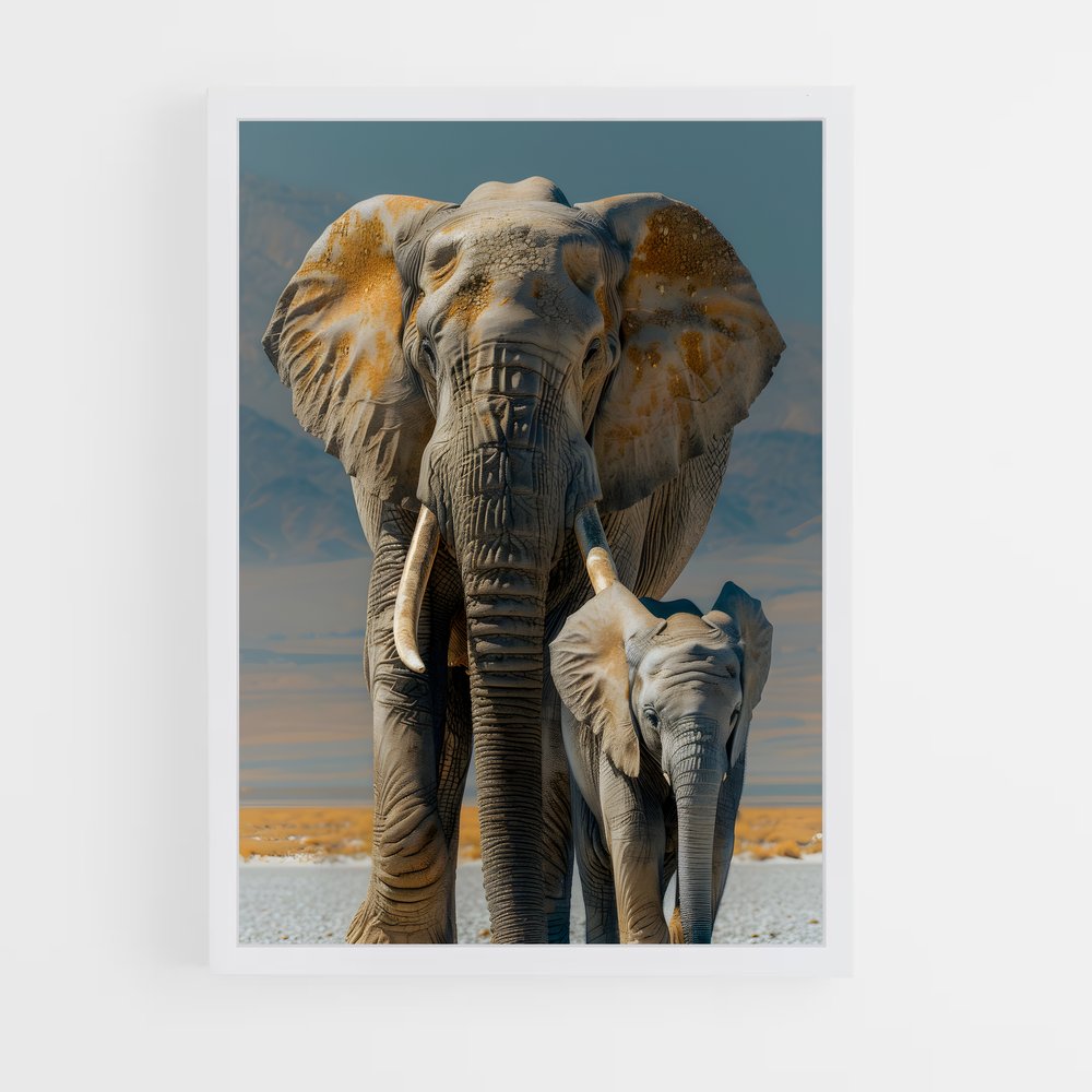 ap-elephant-7 cadre Blanc