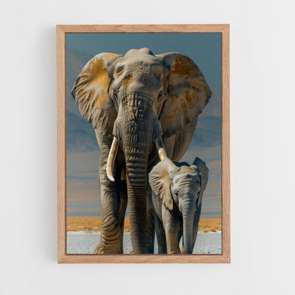 ap-elephant-7 cadre Bois clair