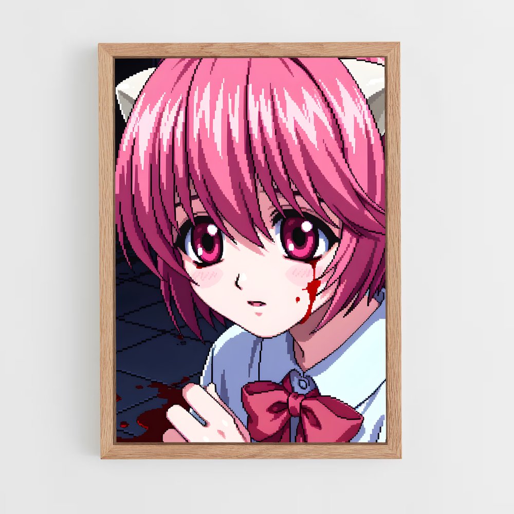 ap-elfen lied-4 cadre Bois clair