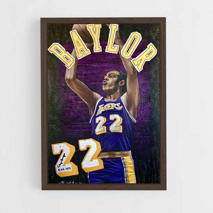 ap-elgin baylor-1 cadre Bois foncé