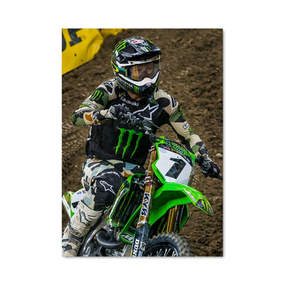 Poster Eli Tomac en Action