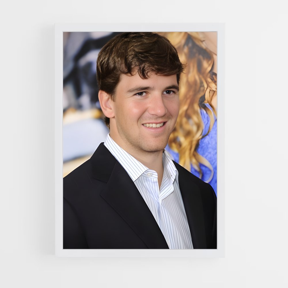 ap-eli manning-3 cadre Blanc