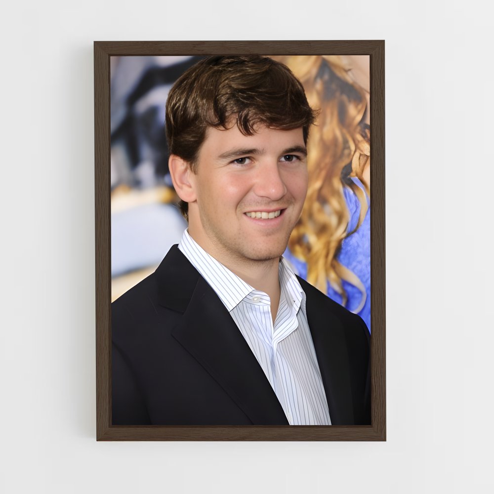 ap-eli manning-3 cadre Bois foncé