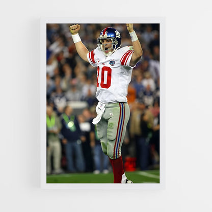ap-eli manning-4 cadre Blanc