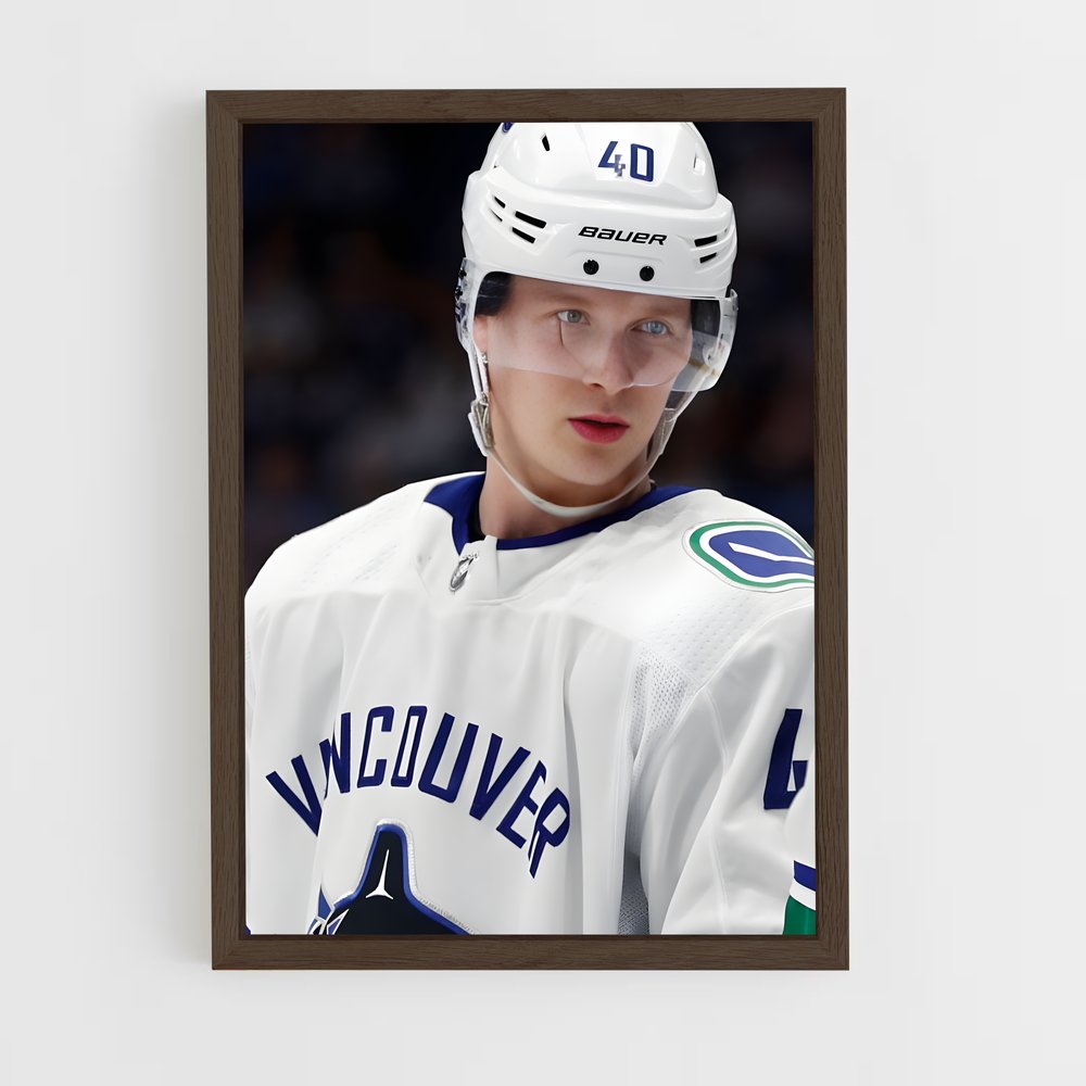 ap-elias pettersson-7 cadre Bois foncé