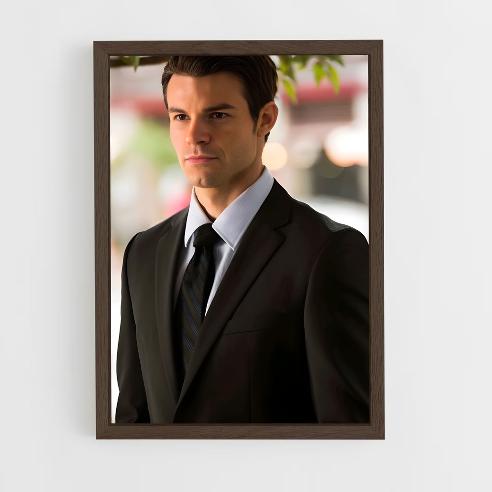 ap-elijah mikaelson-1 cadre Bois foncé