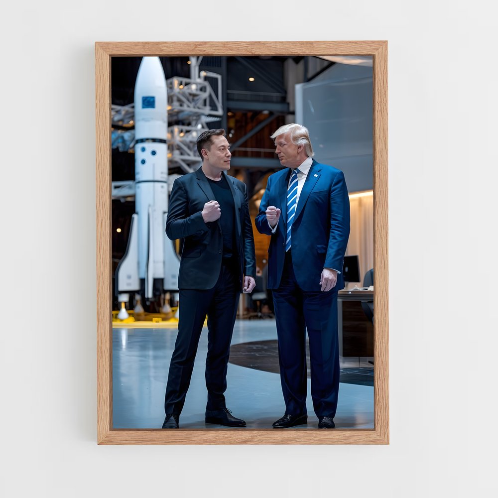 ap-elon musk-8 cadre Bois clair