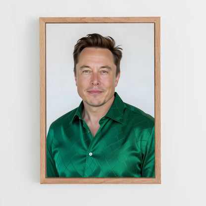 ap-elon musk-9 cadre Bois clair