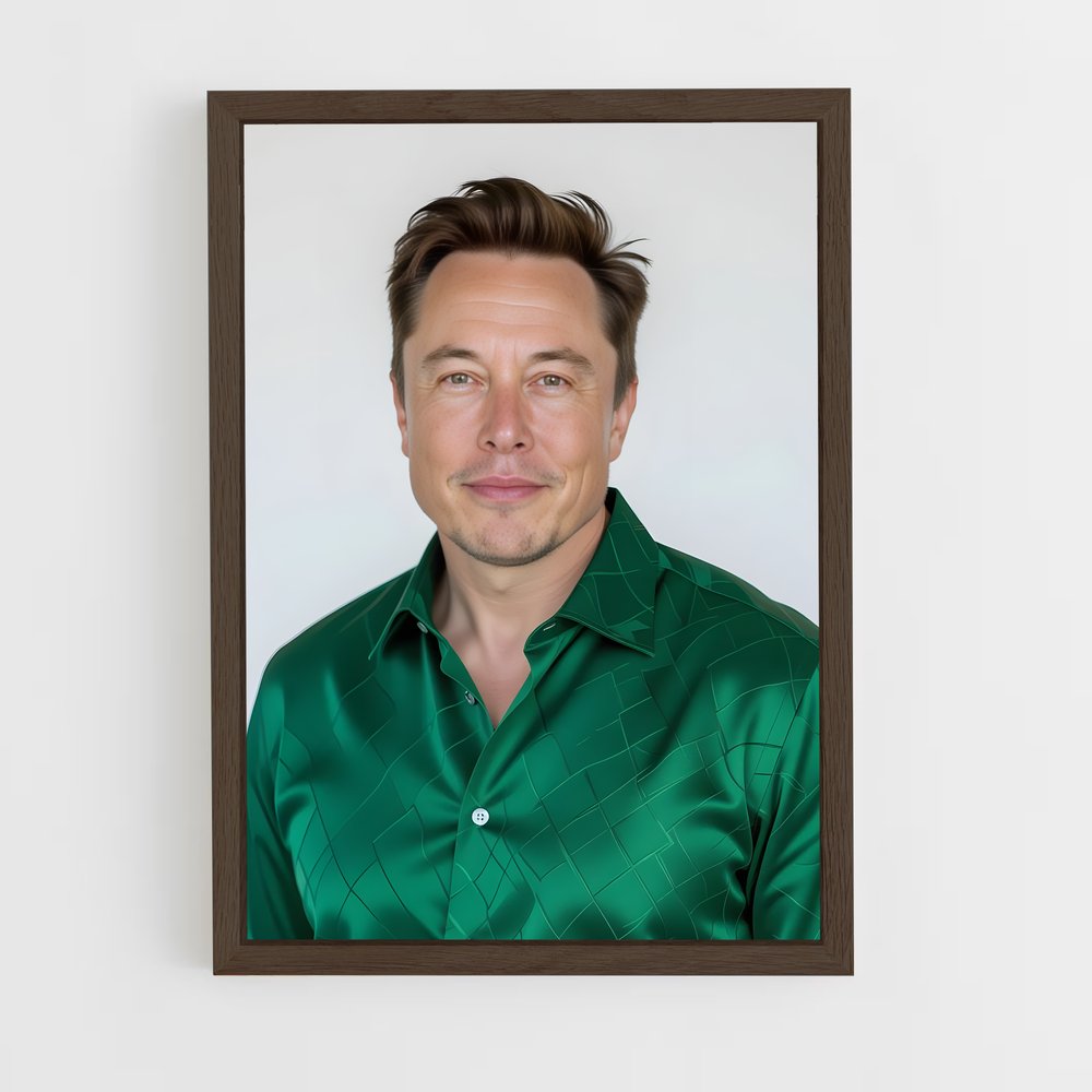 ap-elon musk-9 cadre Bois foncé