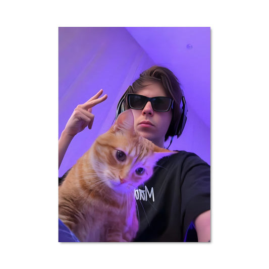 Poster Chill & Cat