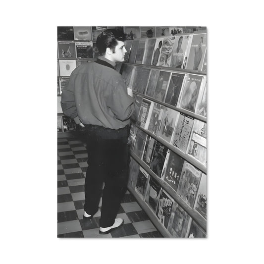 Poster Elvis et la Bibliothèque Magique