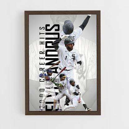 ap-elvis andrus-1 cadre Bois foncé