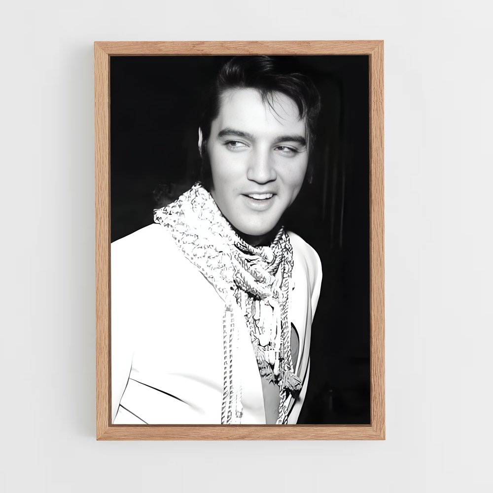 ap-elvis presley-3 cadre Bois clair