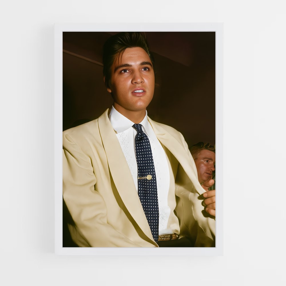 ap-elvis presley-6 cadre Blanc