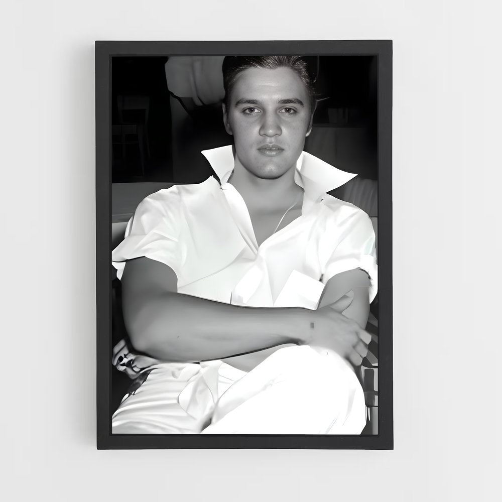 ap-elvis presley-9 cadre Noir