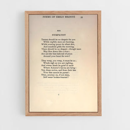ap-emily bronte-2 cadre Bois clair