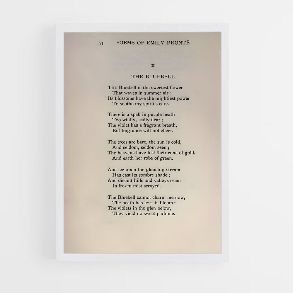 ap-emily bronte-3 cadre Blanc