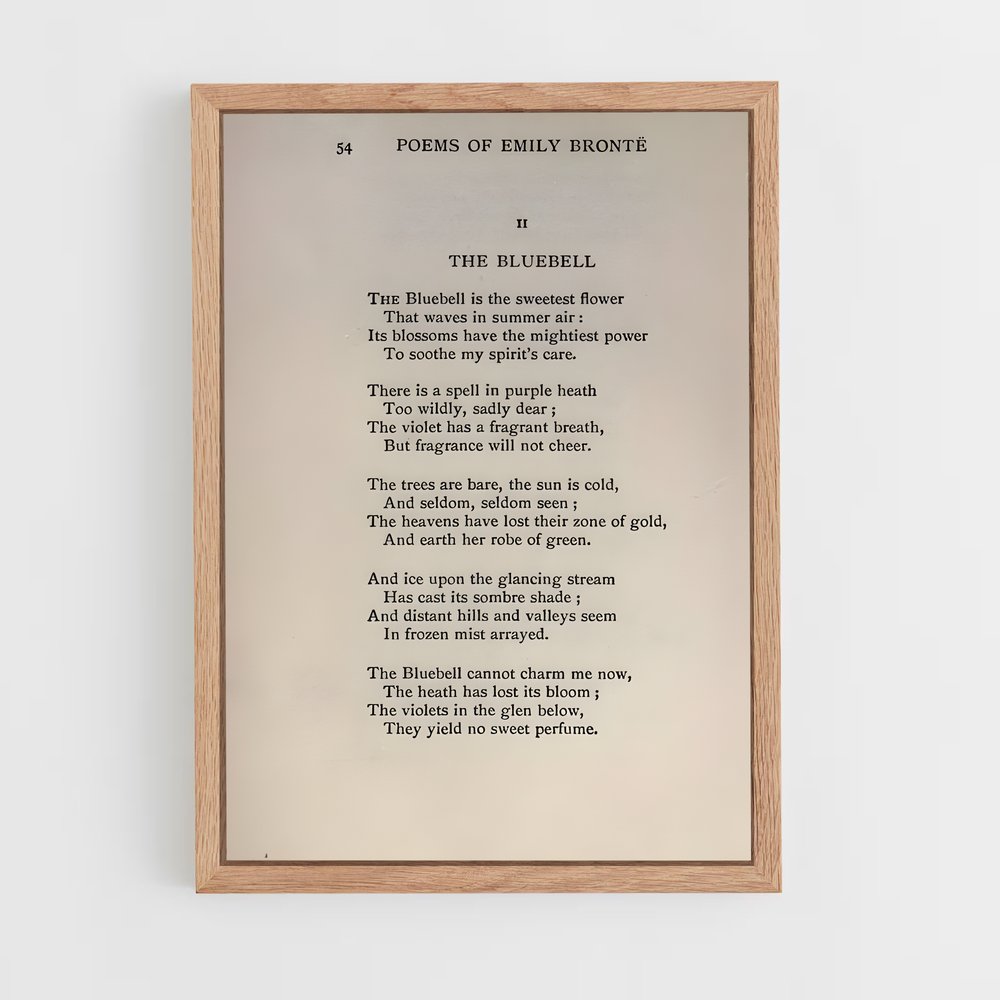 ap-emily bronte-3 cadre Bois clair