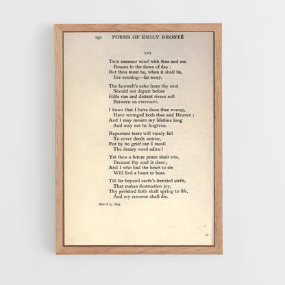 ap-emily bronte-5 cadre Bois clair