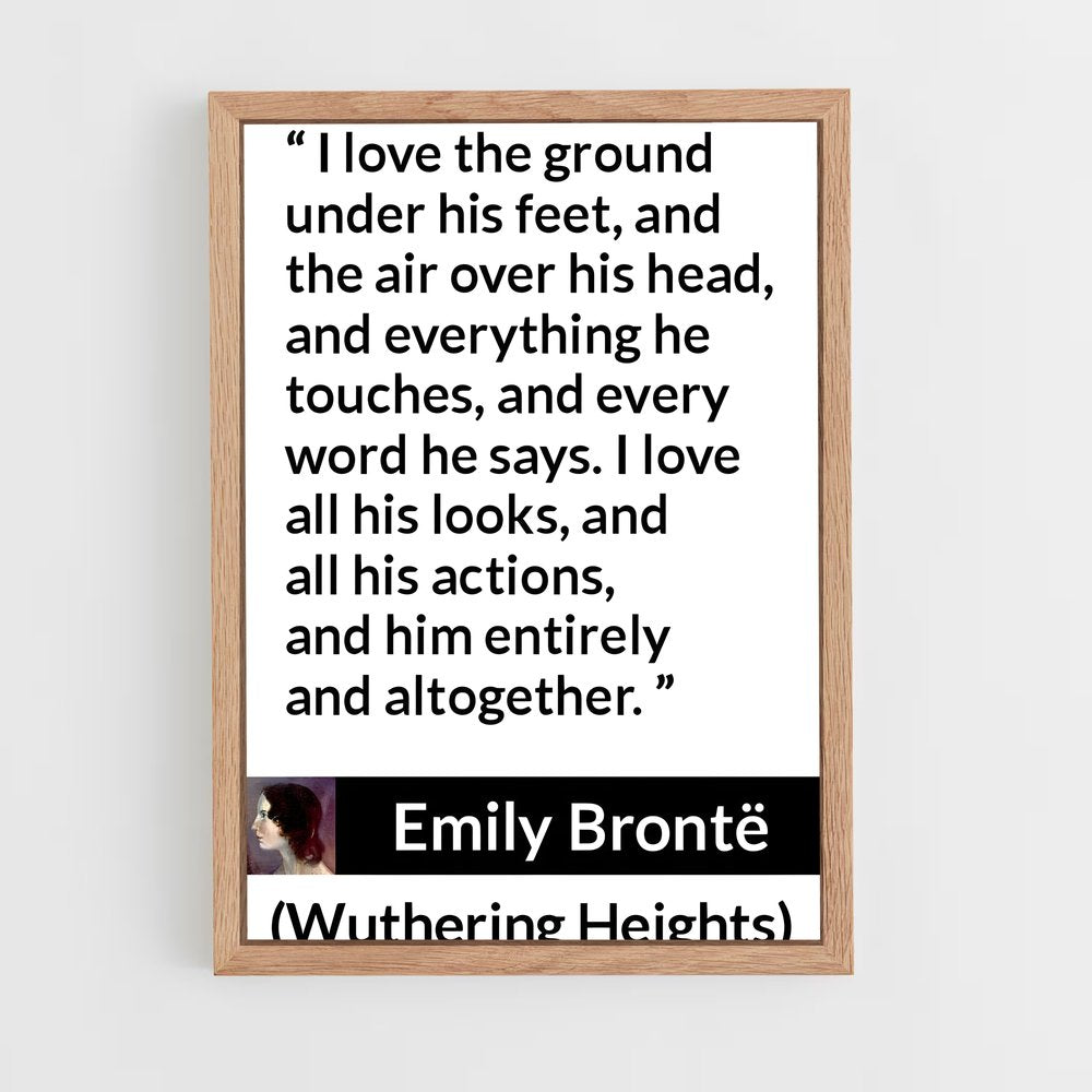 ap-emily bronte-6 cadre Bois clair