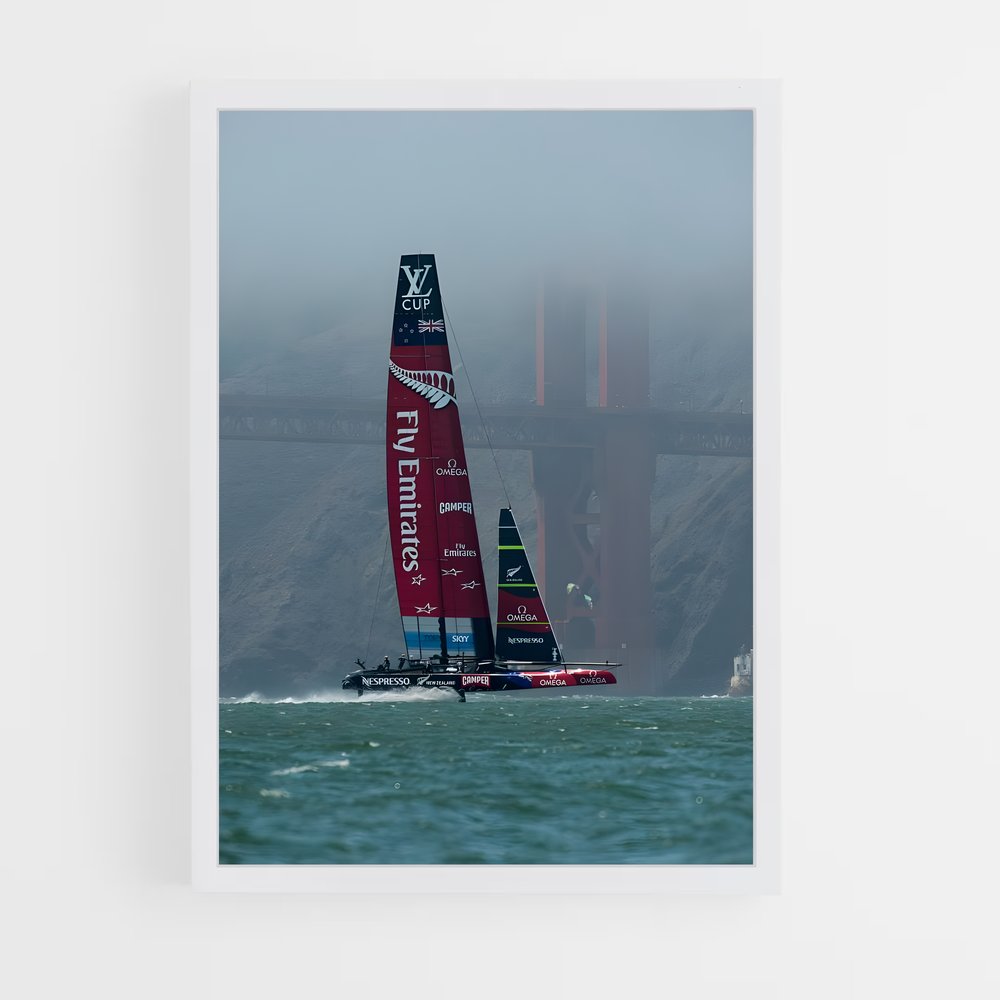 ap-emirates team new zealand-3 cadre Blanc