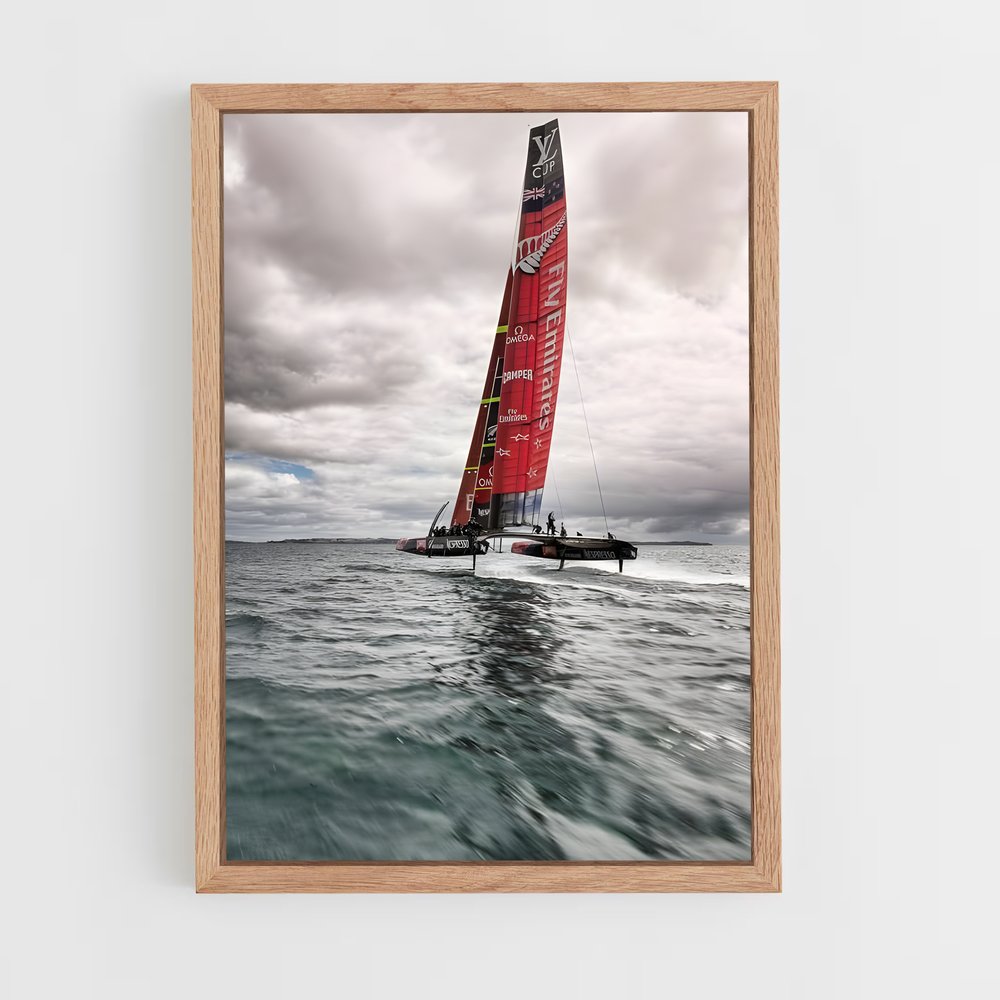 ap-emirates team new zealand-4 cadre Bois clair