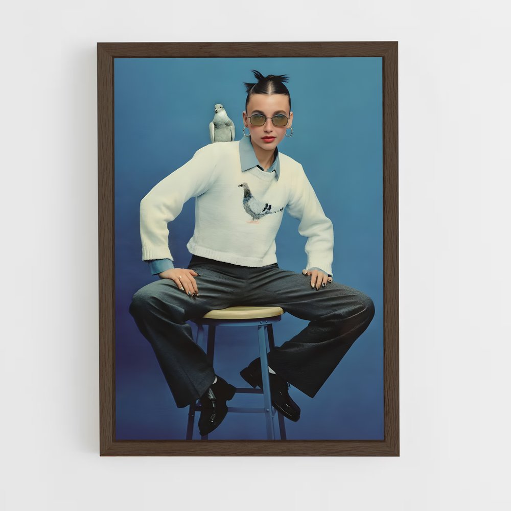ap-emma chamberlain-5 cadre Bois foncé