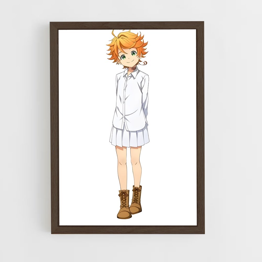 ap-emma promised neverland-2 cadre Bois foncé