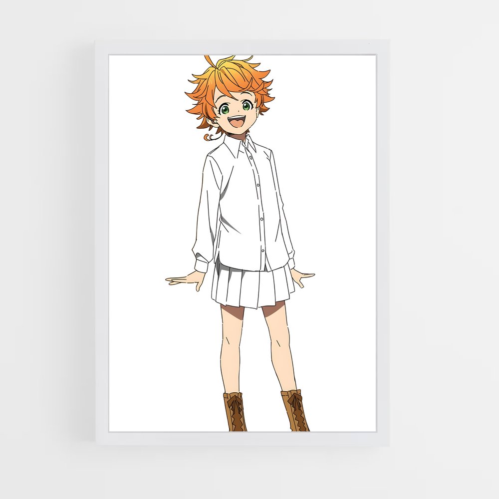 ap-emma promised neverland-3 cadre Blanc