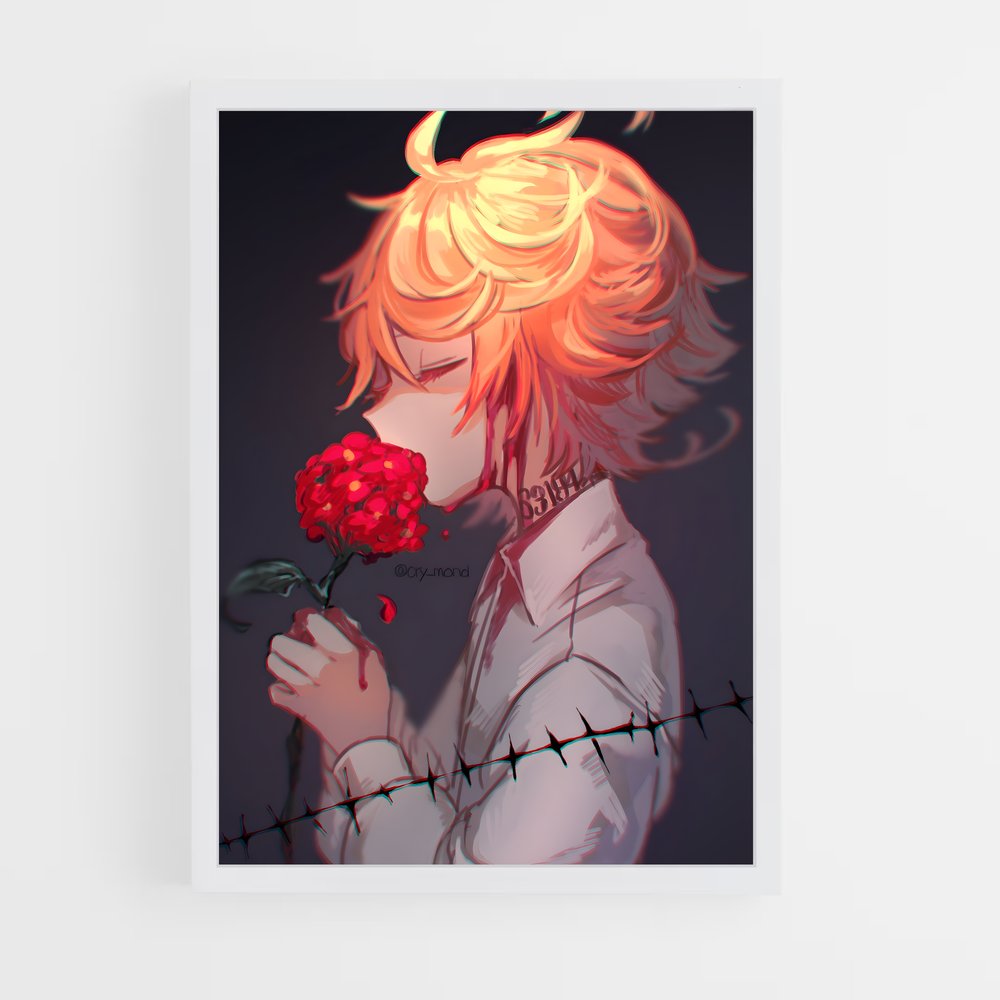 ap-emma promised neverland-4 cadre Blanc