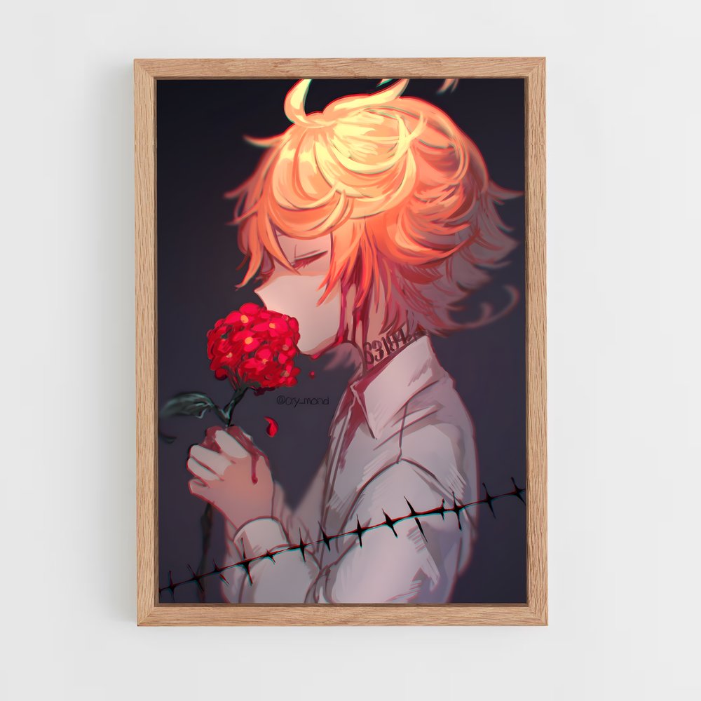 ap-emma promised neverland-4 cadre Bois clair