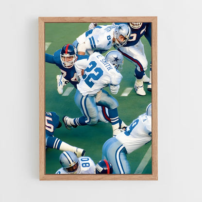 ap-emmitt smith-2 cadre Bois clair