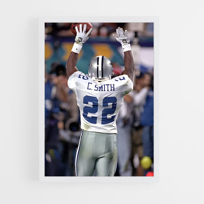 ap-emmitt smith-3 cadre Blanc