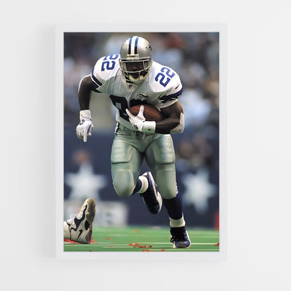 ap-emmitt smith-5 cadre Blanc