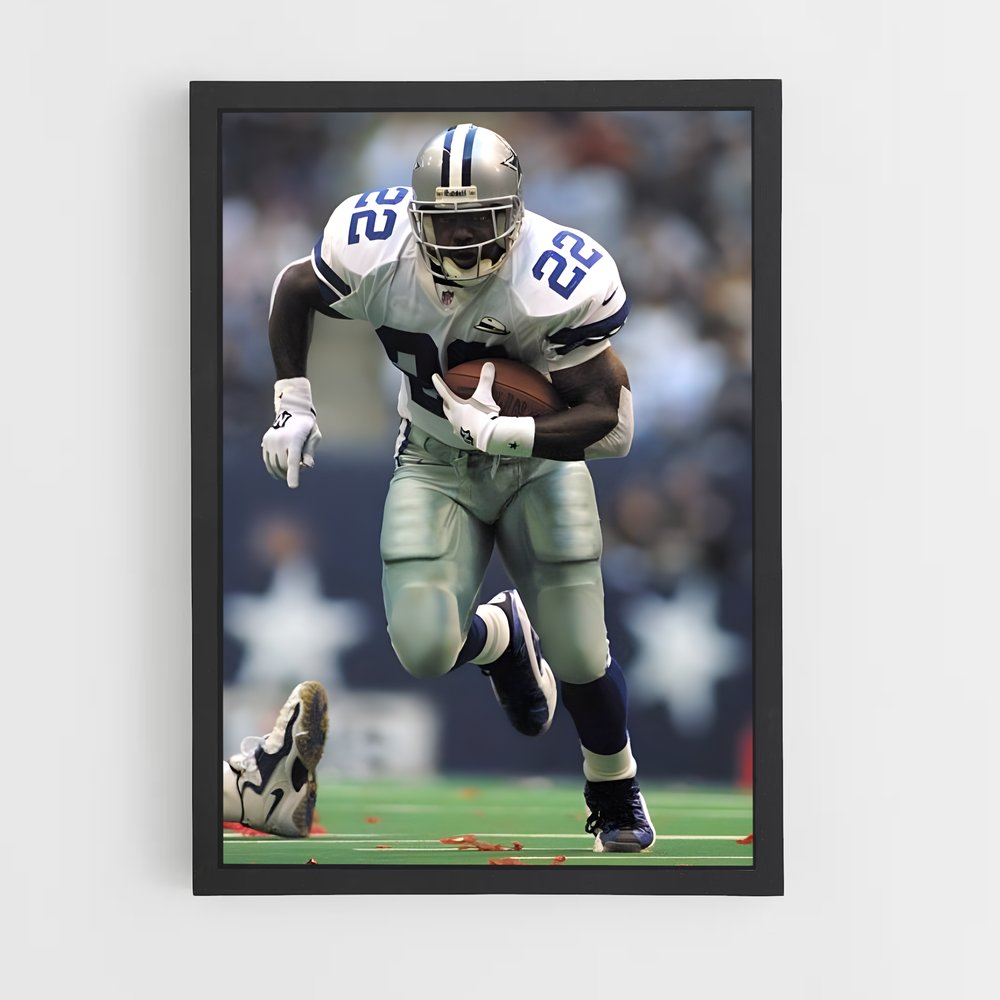 ap-emmitt smith-5 cadre Noir