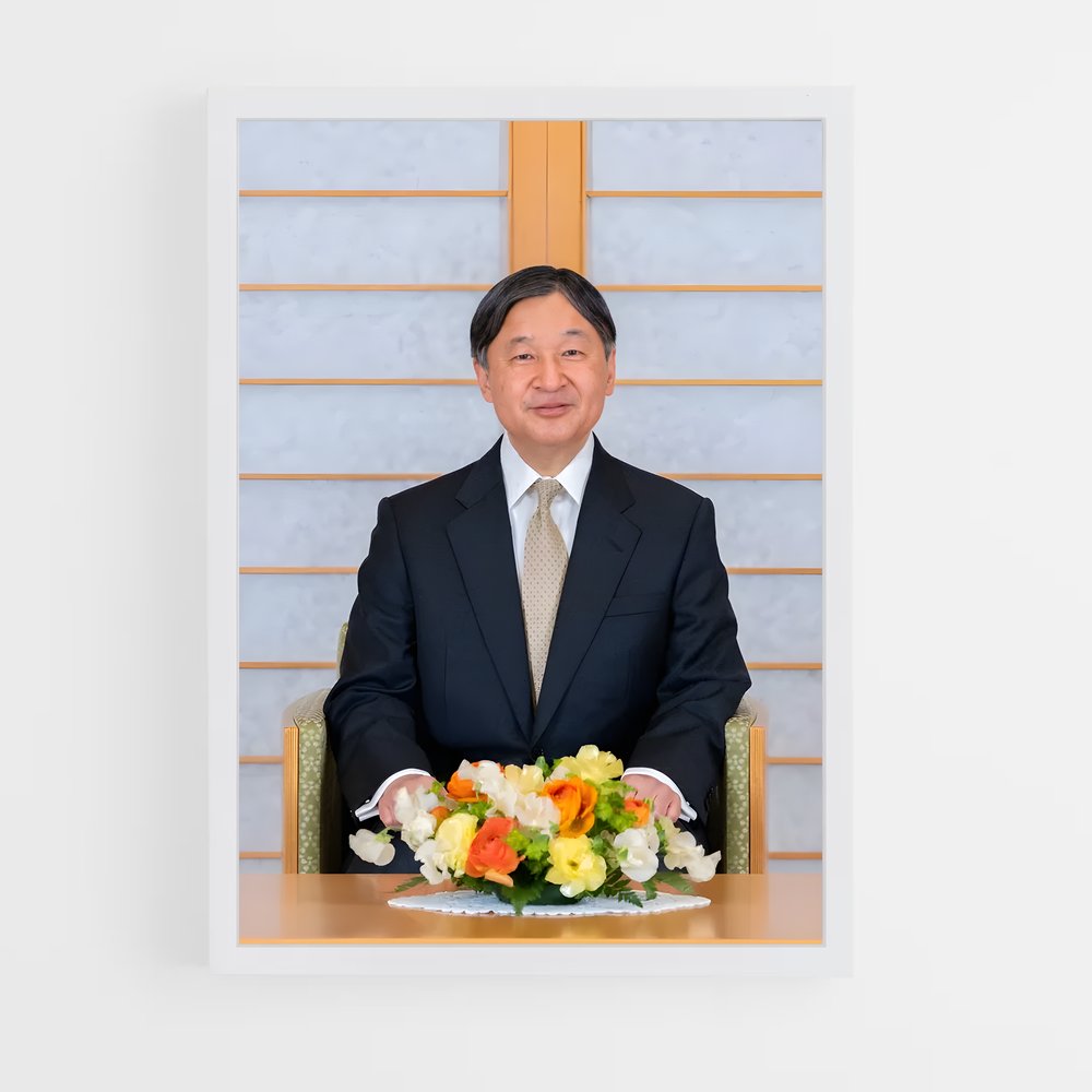 ap-emperor naruhito-1 cadre Blanc