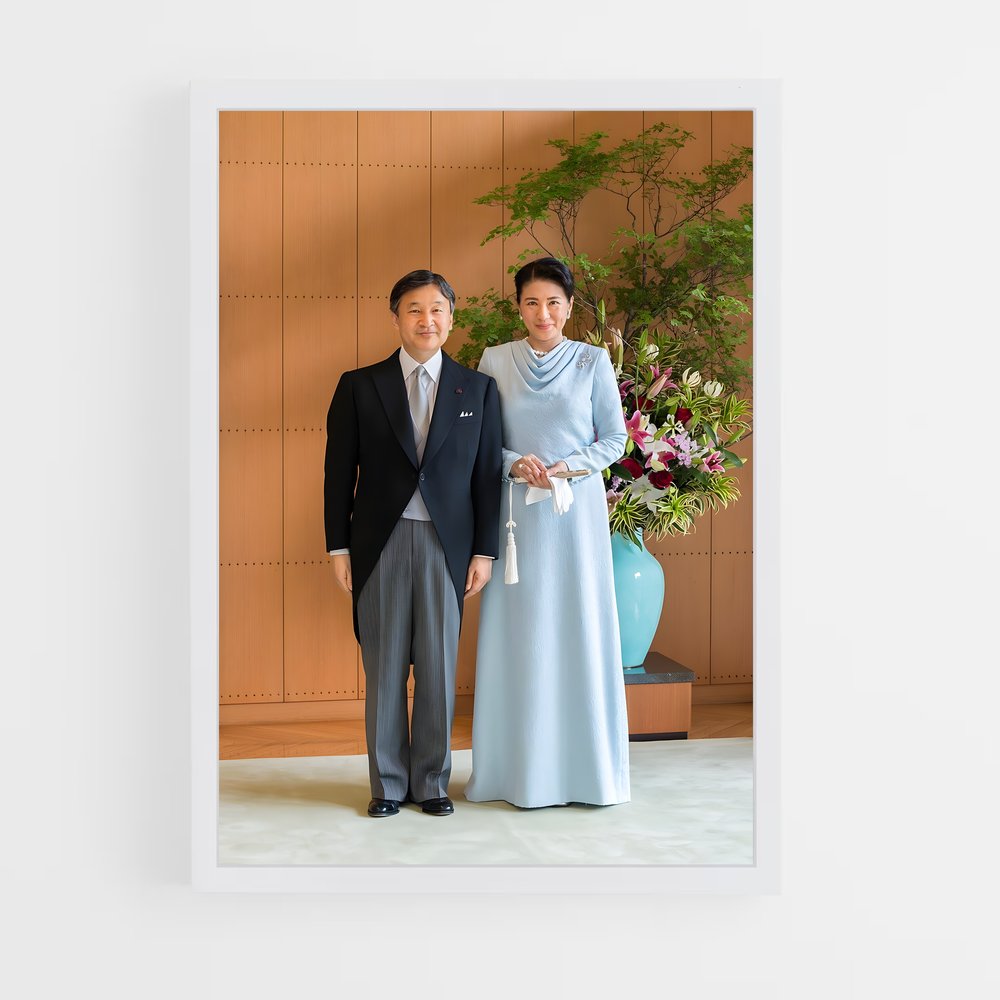 ap-emperor naruhito-3 cadre Blanc