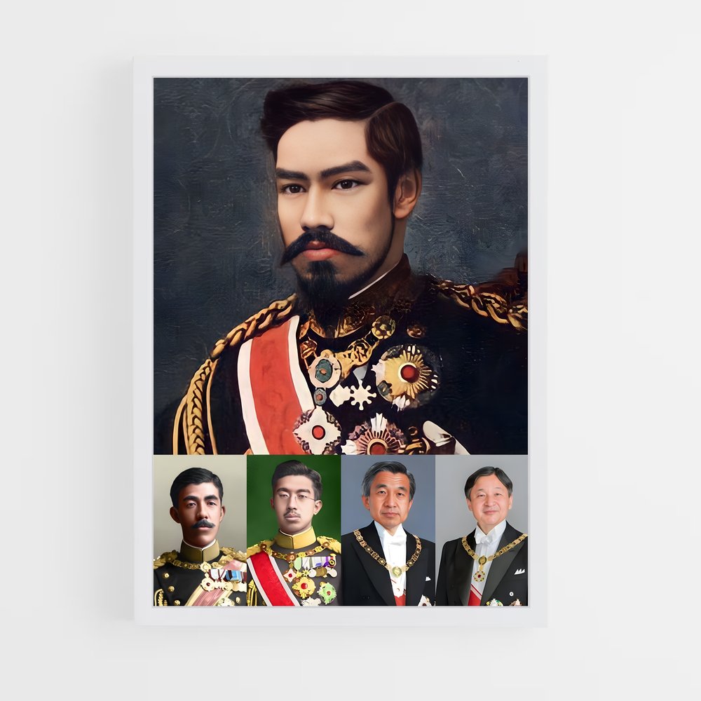 ap-emperor naruhito-5 cadre Blanc